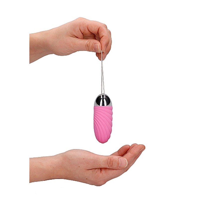 Ethan - Rechargeable Remote Control Vibrating Egg - Pink